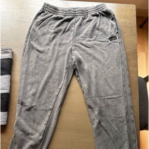 Pink Brand-Gray sweat pants.